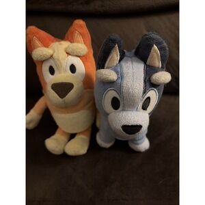 BLUEY Socks 6"  & Bingo 7" Plush Stuffed Animals